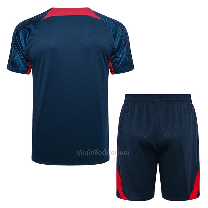 Chandal del Paris Saint-Germain Manga Corta 2023-2024 Azul - Pantalon Corto